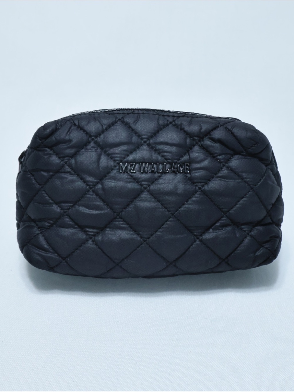 MZ Wallace Quilted Black Pouch Cosmetic Case